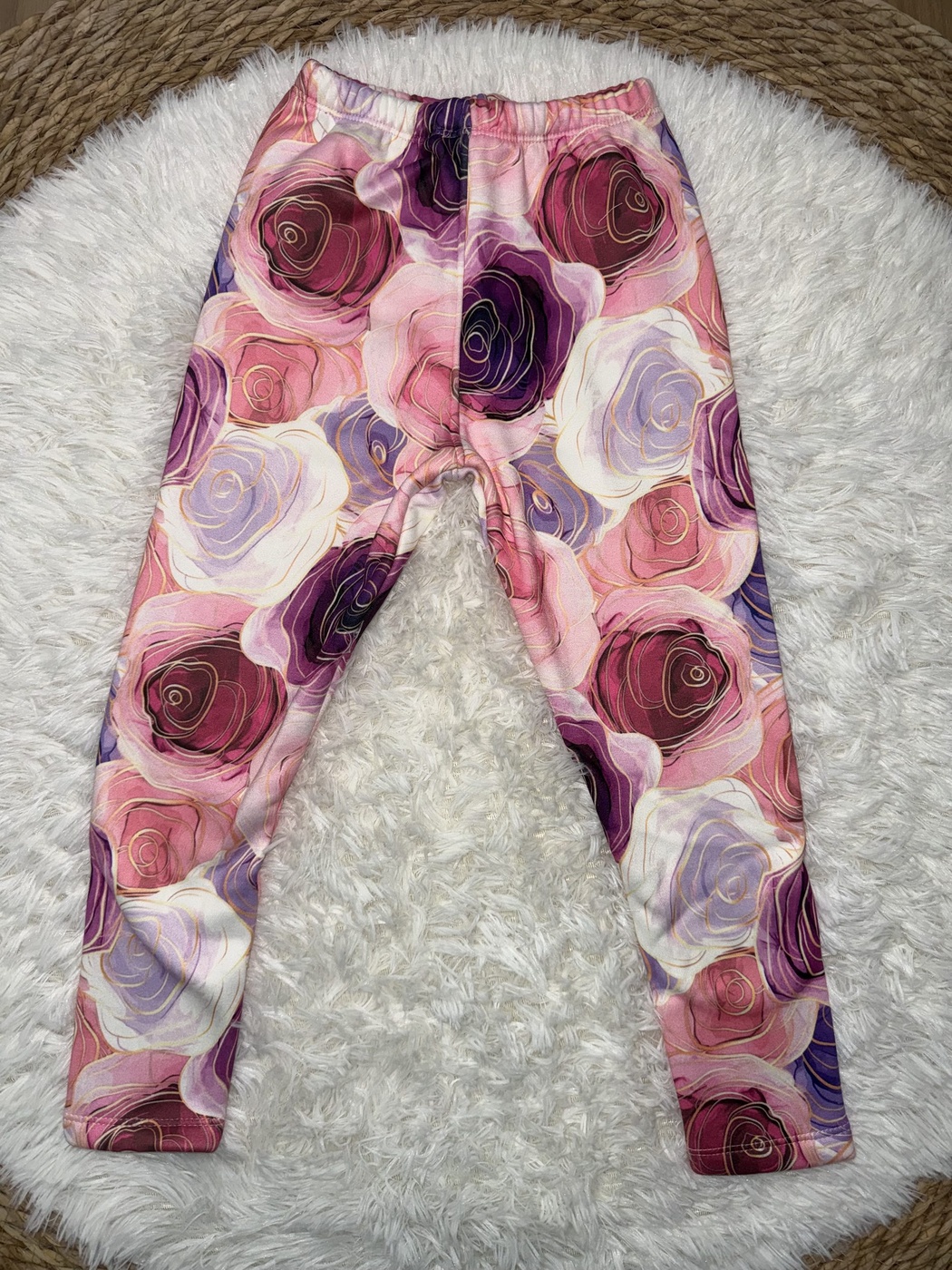 Love Flower Pink Set - Girl (Rose Pattern Pants)