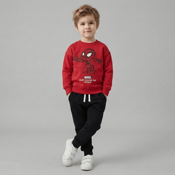 Spider-Man Set Red & Black - For Boys (Busy Saving The World)