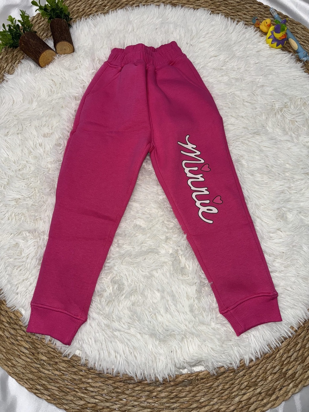 Minnie Mouse Hot Pink 3-Piece Set - Girl (Allover Print Hoodie)