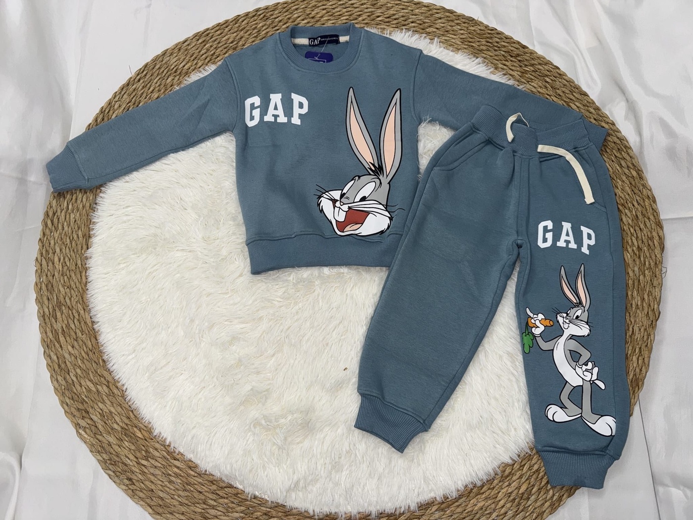 Bugs Bunny Set Slate Blue - Boy (What's Up Doc Back)