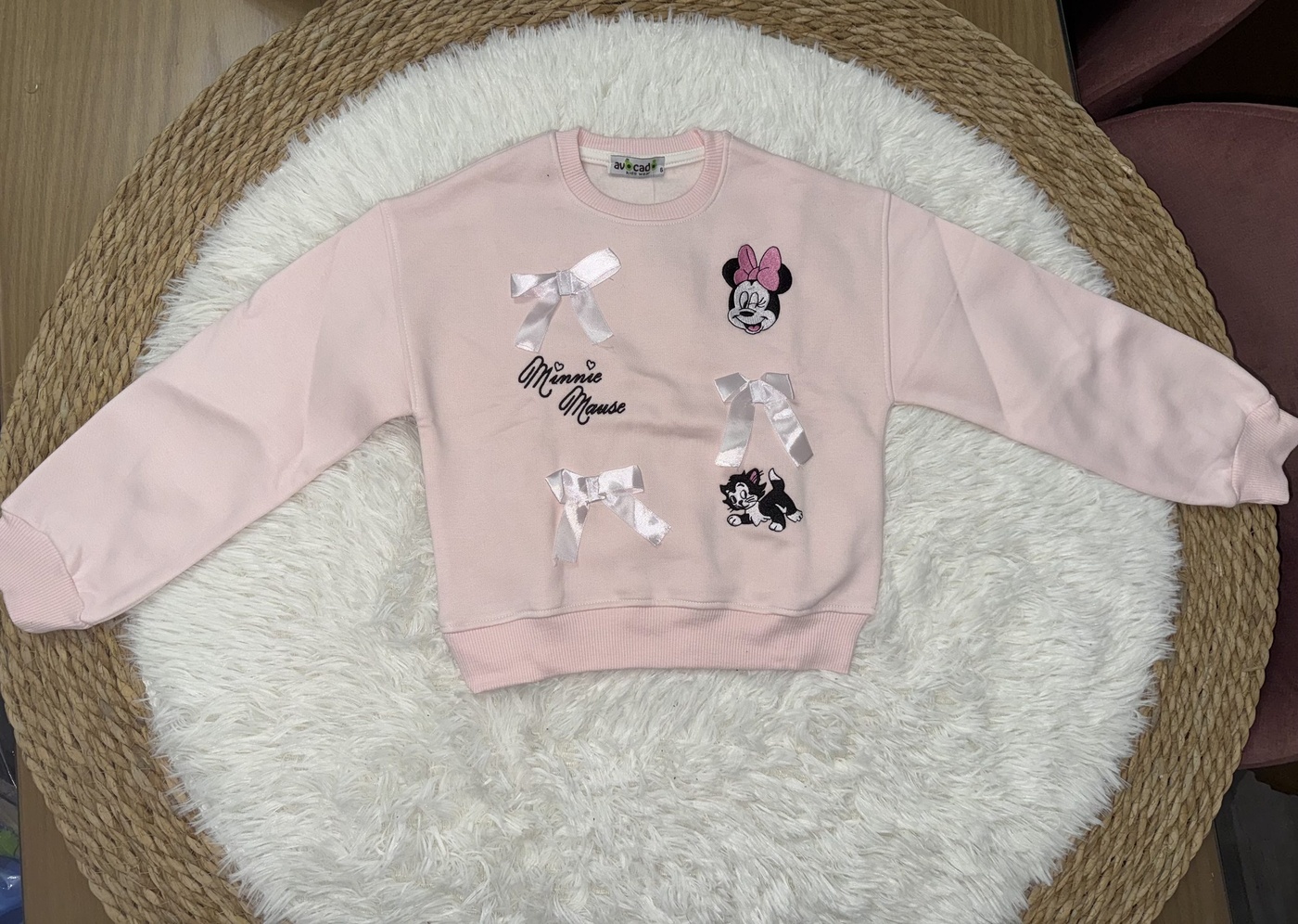 Minnie Mouse Ribbon Set Pink & Black - Girl (Minnie & Bows)