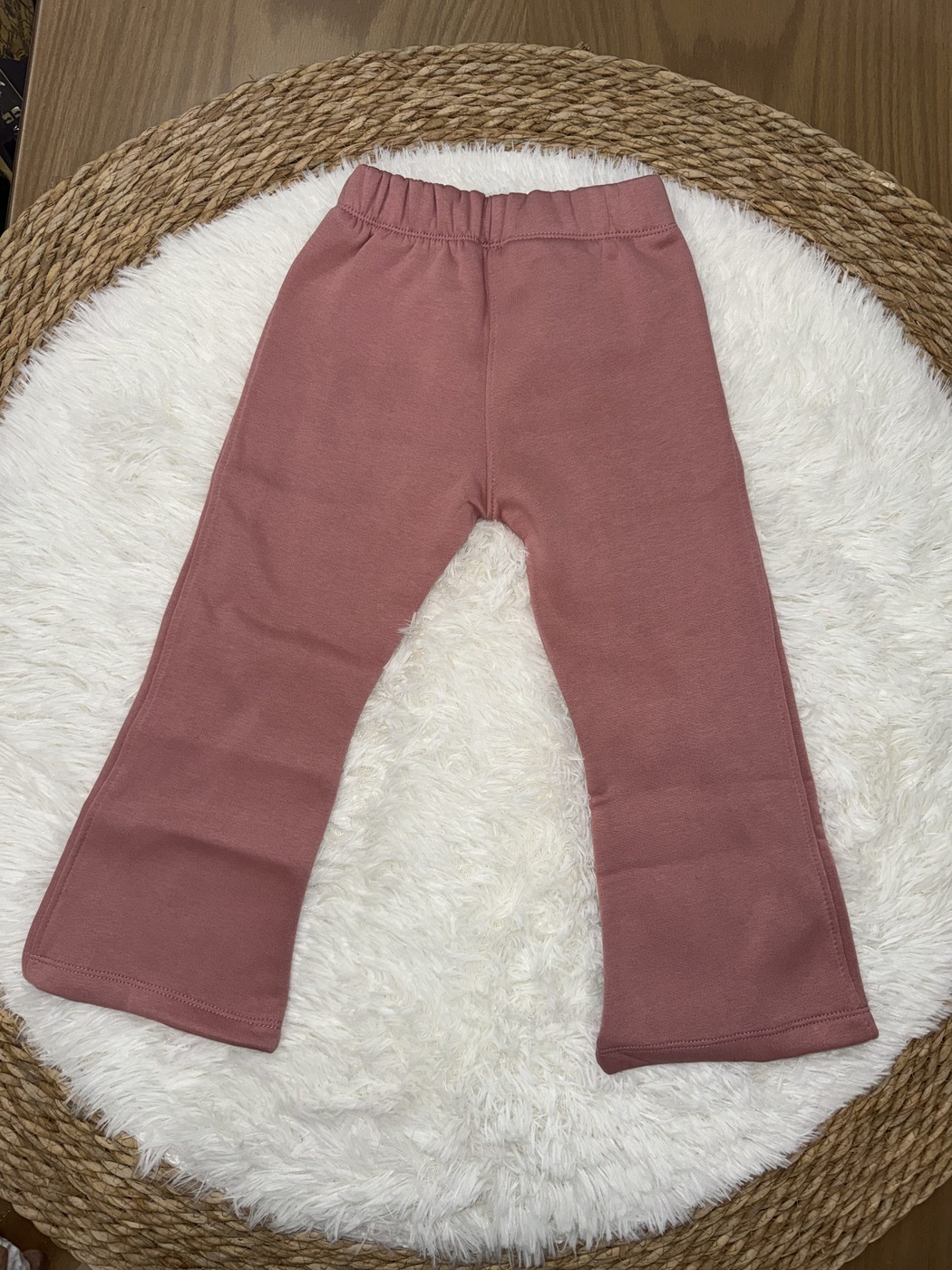 3D Flower Beige Set - Girl (Embroidered)