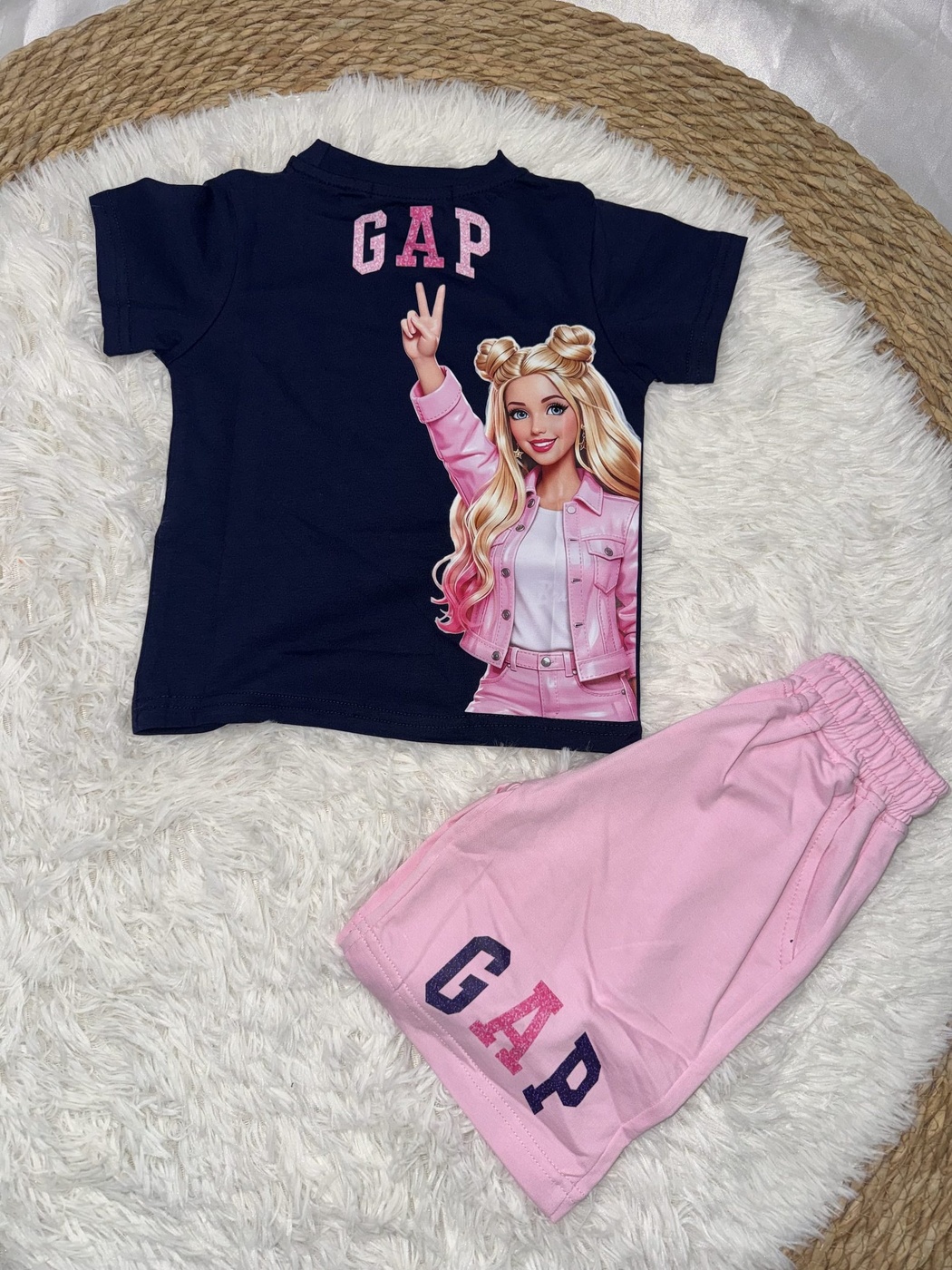 Barbie Navy Set - Girl (Back Graphic)