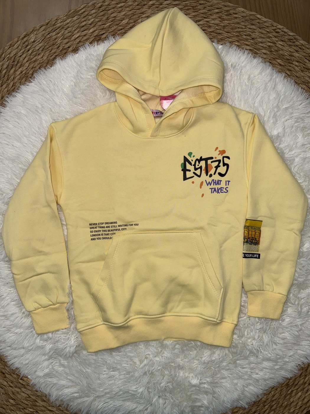 New York Yellow Set - Boy (Graffiti Print)