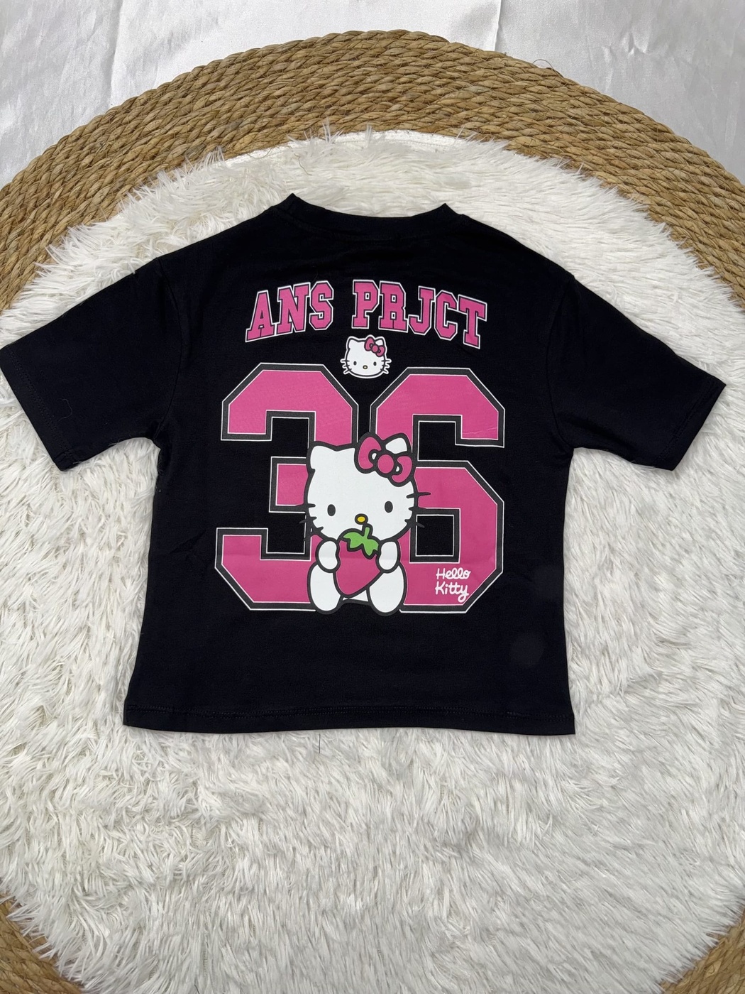 Hello Kitty Black and Pink Set - Girl (Back Graphic)-12