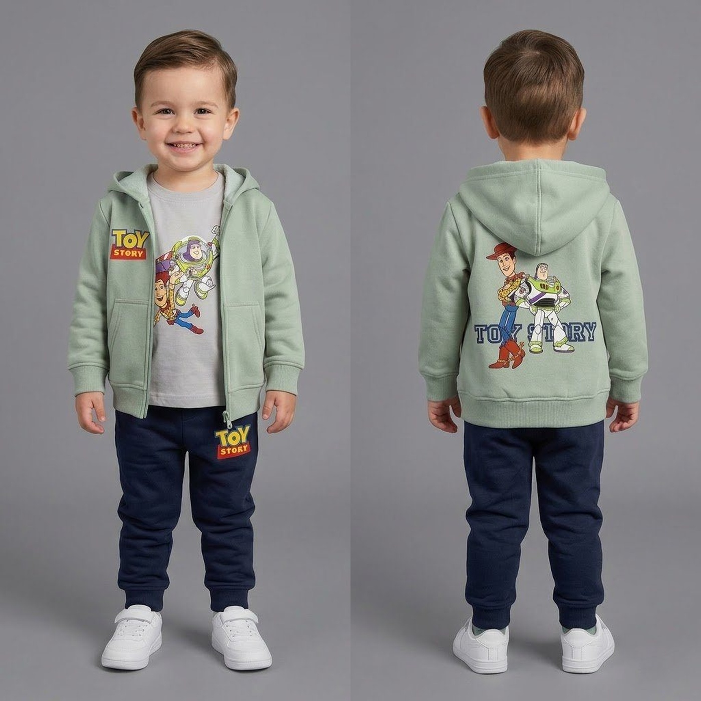 Toy Story Sage 3-Piece Set - Boy (Grey Inner Tee)