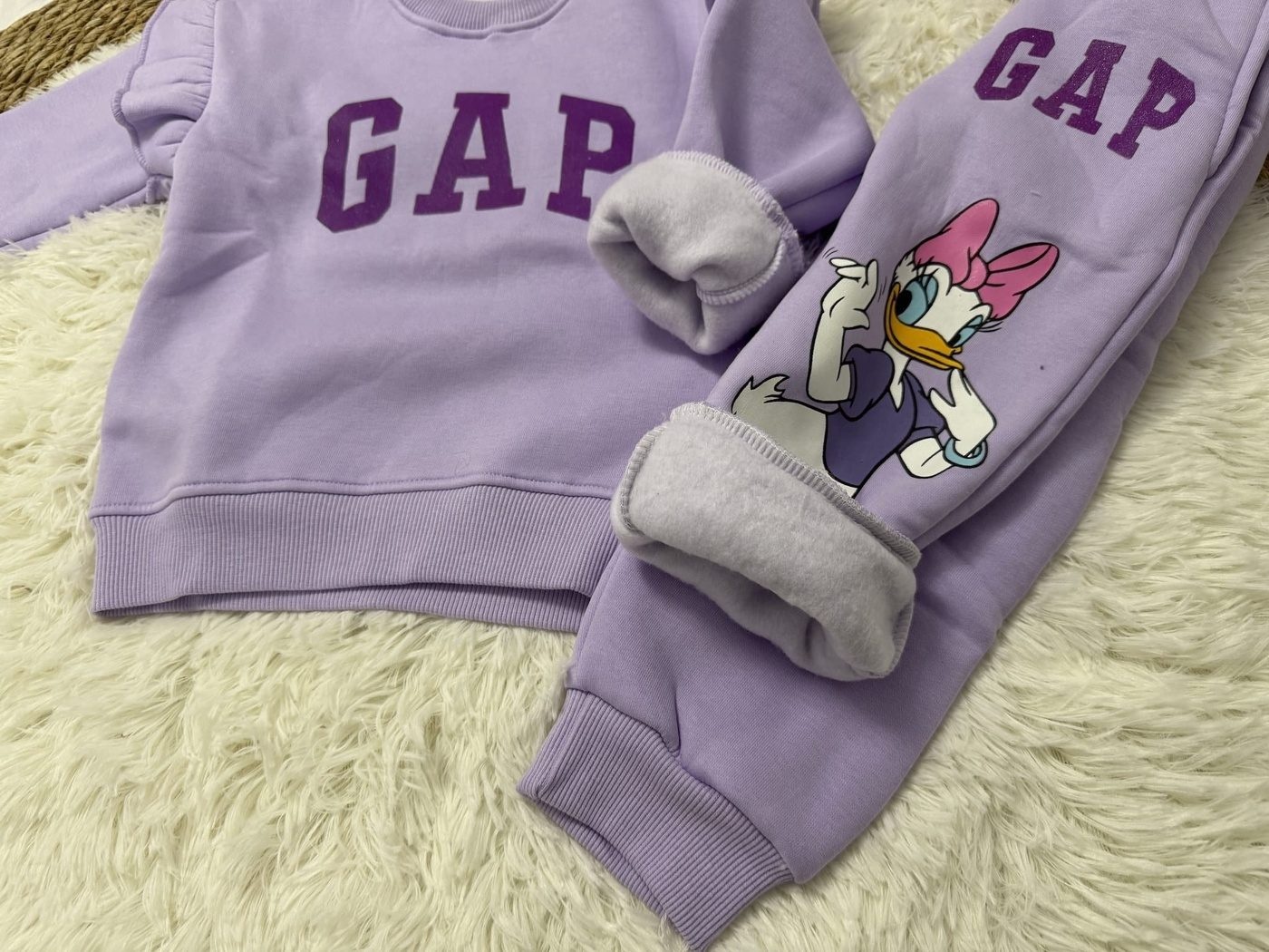 Daisy Duck Set Lavender - For Girls (Queen Daisy Back)