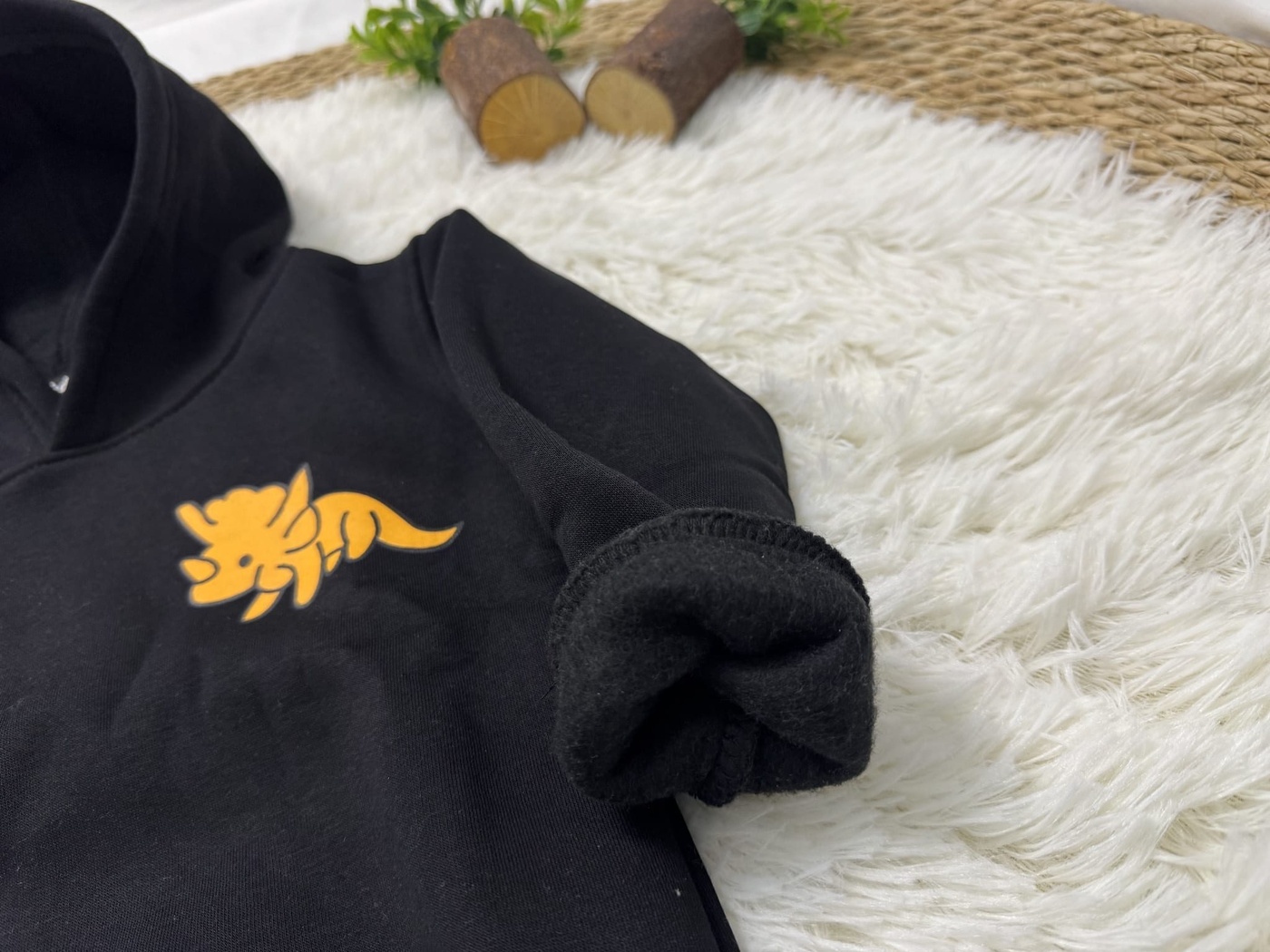 Big Dino Club Hoodie Black - Boy (Science Fair Back Print)