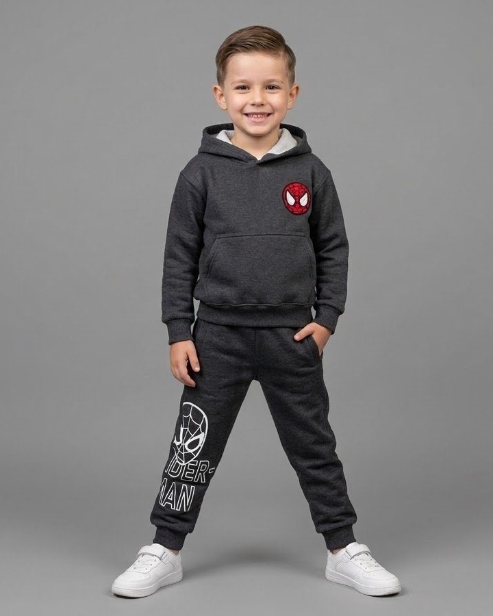 Spider-Man Tracksuit Set Dark Grey - Boy
