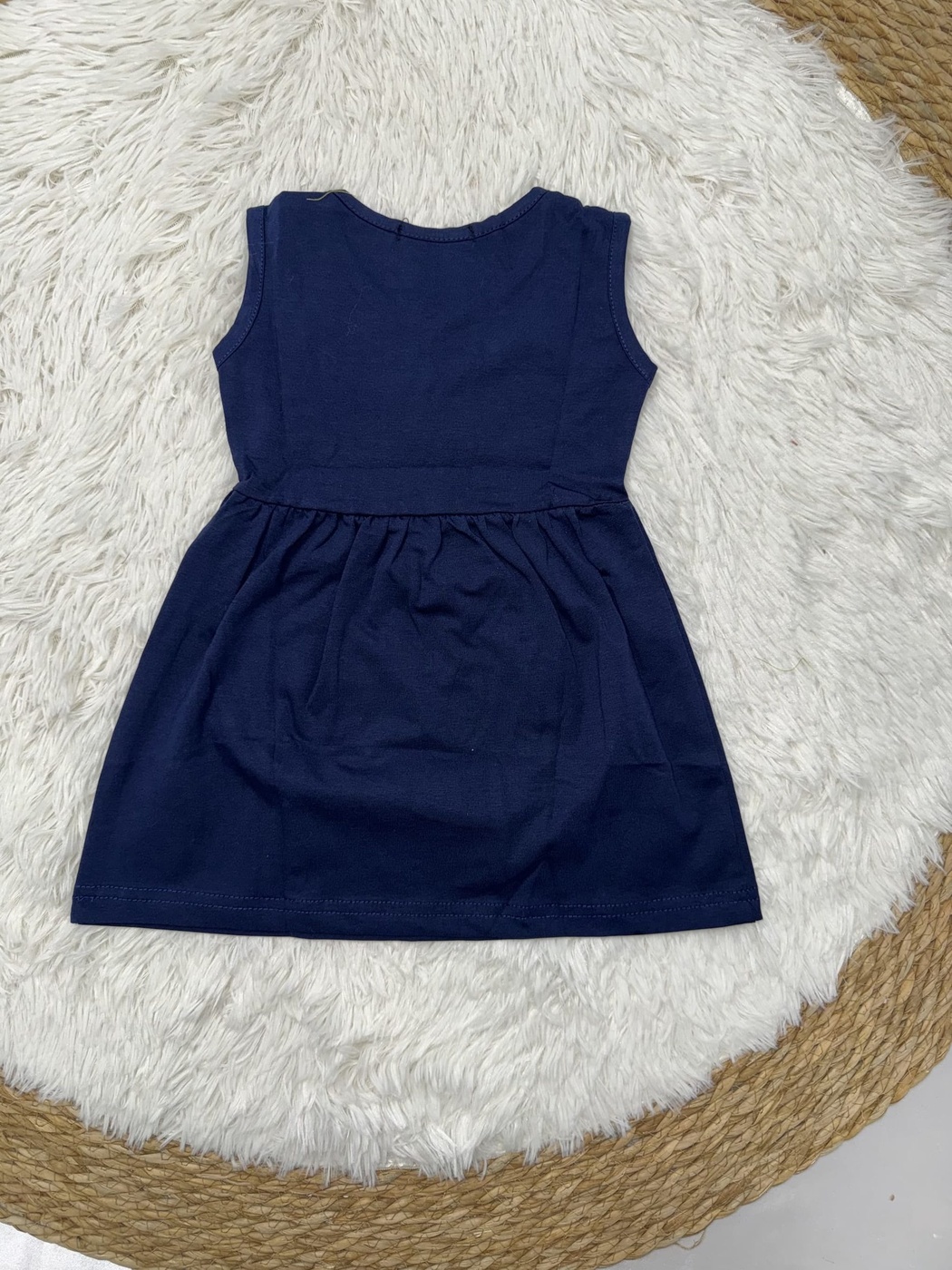 Brand Minnie Mouse Navy Dress - Girl (Front Graphic)-10