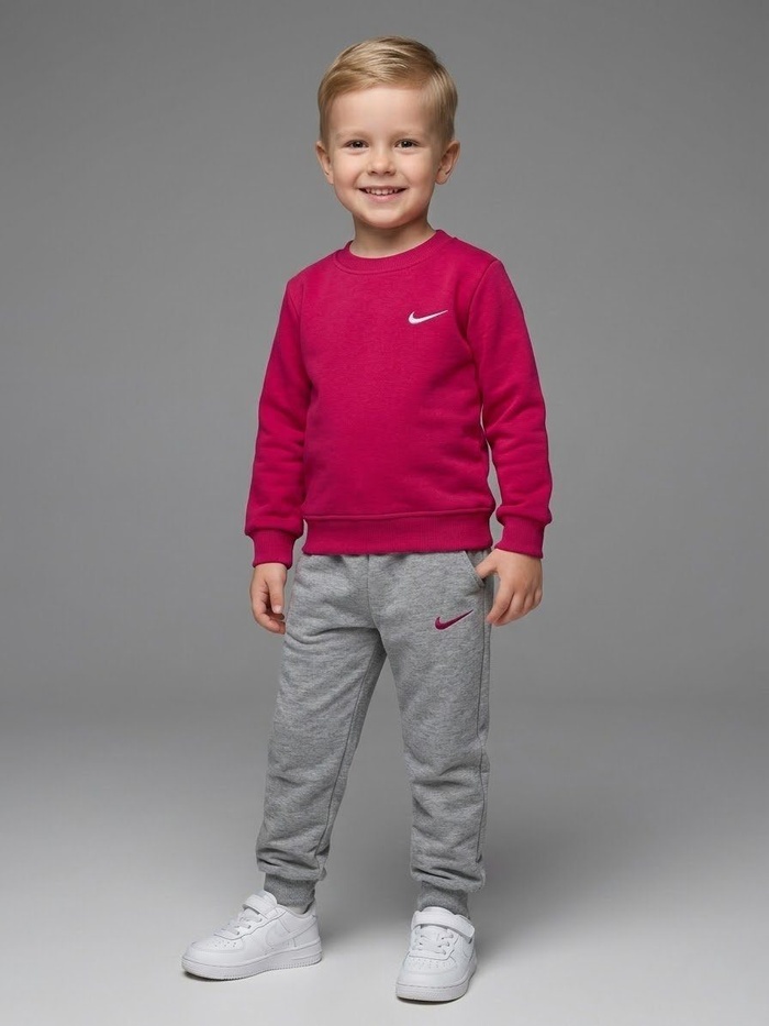 Minimalist Sport Set Magenta - Boy (Grey Pants)