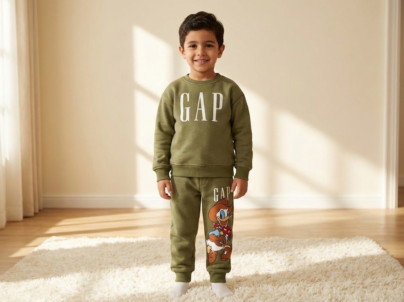 Donald Duck Green Set - Boy (Cowboy Theme)