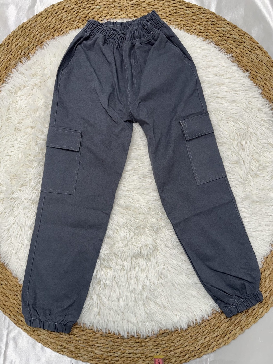 Xplorer Button Hoodie Set Maroon - Boy (Dark Grey Cargo Pants)