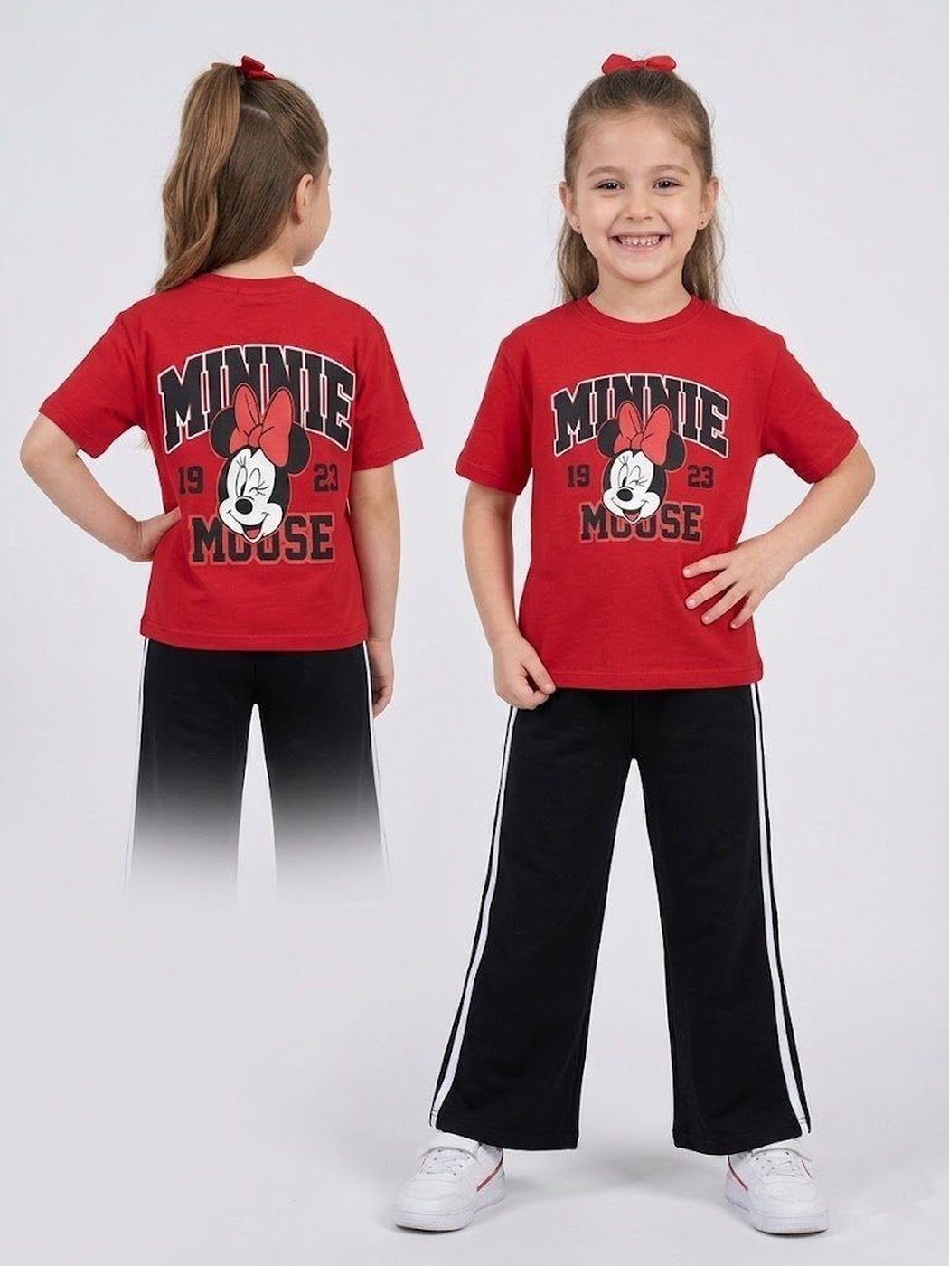 Minnie Mouse Red and Black Set - Girl (Front Graphic)-12