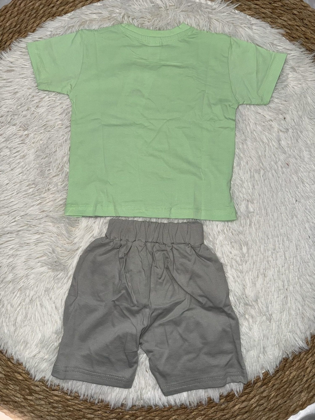 Best Girl Green Shorts Set - Girl (Best Girl Text)-24M