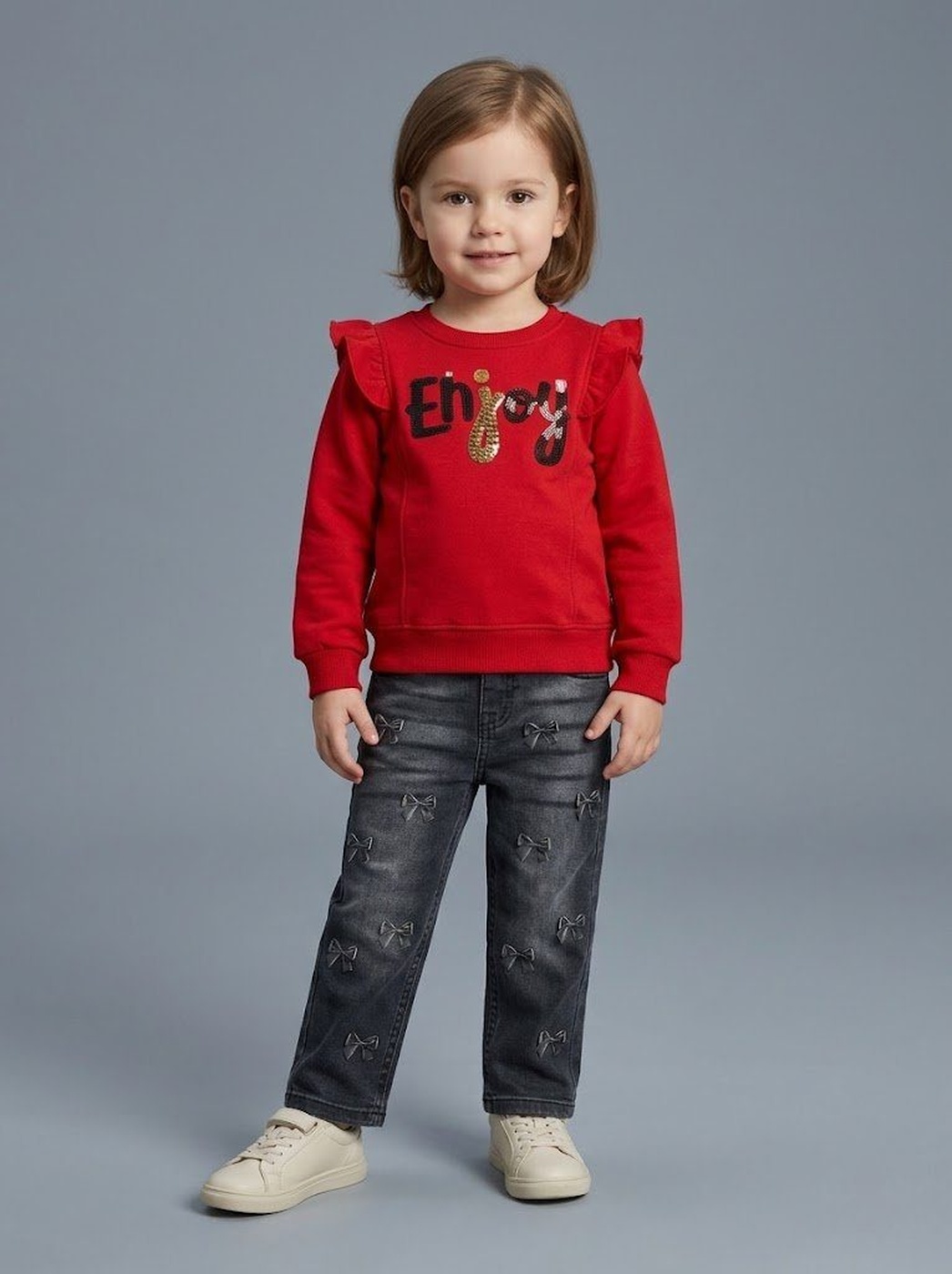 Blossom Flower Set Yellow - Girl (Dark Blue Jeans)