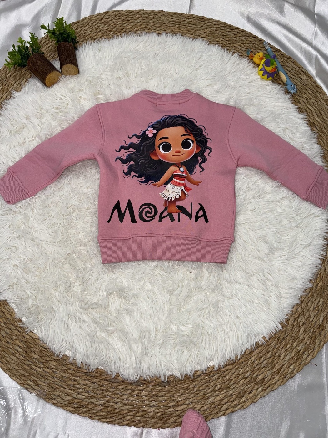 Moana Dusty Pink Set - Girl (Logo Pants)
