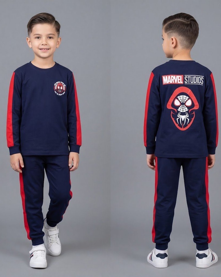 Spider-Man Blue Set - Boy (Contrast Sleeves)