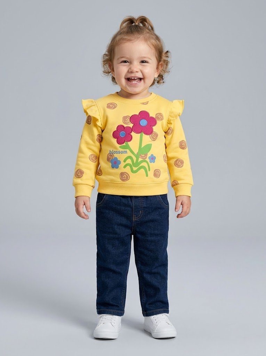 Enjoy Sparkle Set Red - Girl (Bow Pattern Black Jeans)