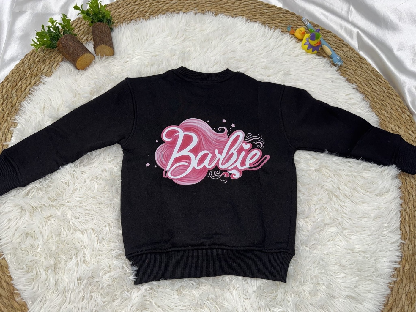 Barbie Black Set - Girl (Pink Joggers)