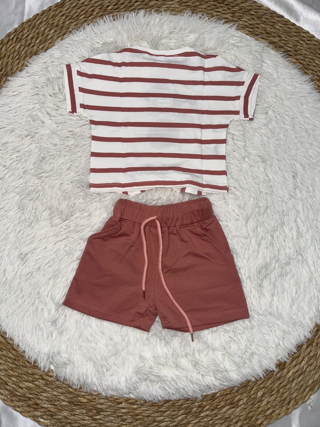 Oopsy Daisy Rose Shorts Set - Girl (Daisy Graphic)-06