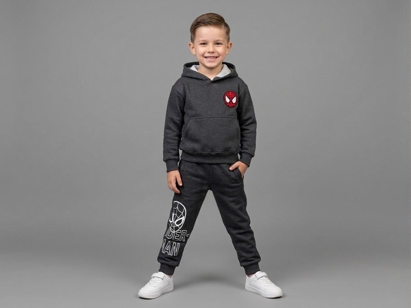 Spider-Man Tracksuit Set Dark Grey - Boy