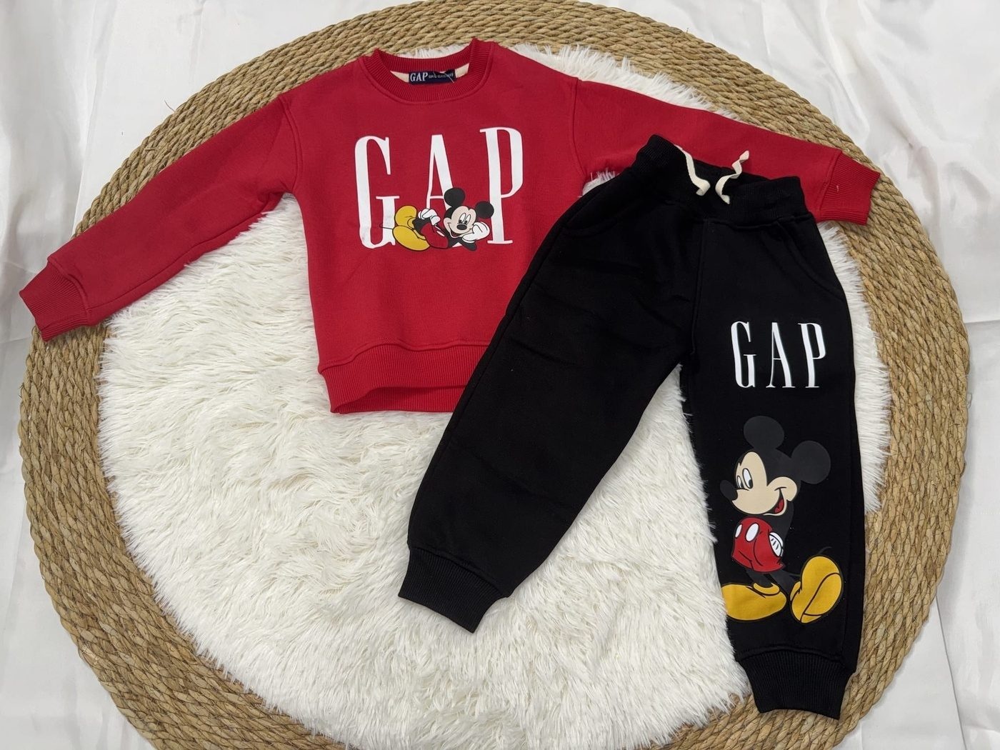 Mickey Mouse Set Red & Black - For Boys (Comic Strip Back)