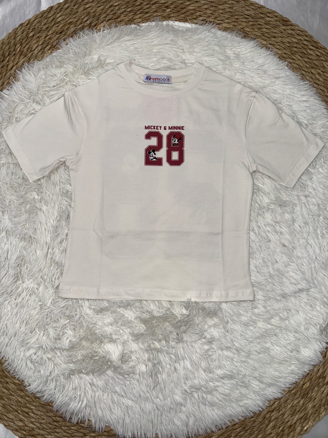 Mickey Mouse White and Red Set - Girl (Back Graphic)-10