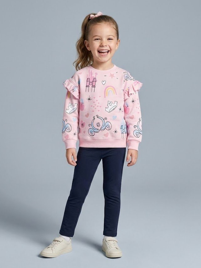 Pink Princess Set - Girl (Castle Print)