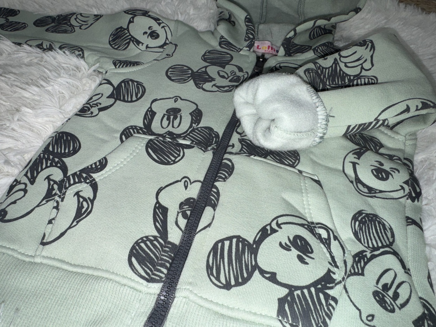 Mickey Mouse Green Vest Set - Baby Boy (Sleeveless)