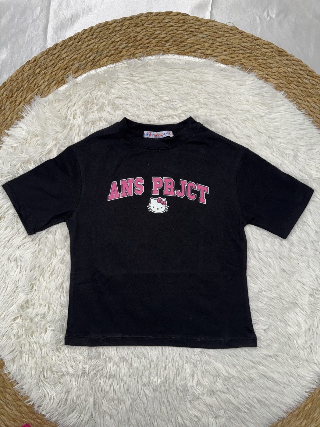 Hello Kitty Black and Pink Set - Girl (Back Graphic)-12