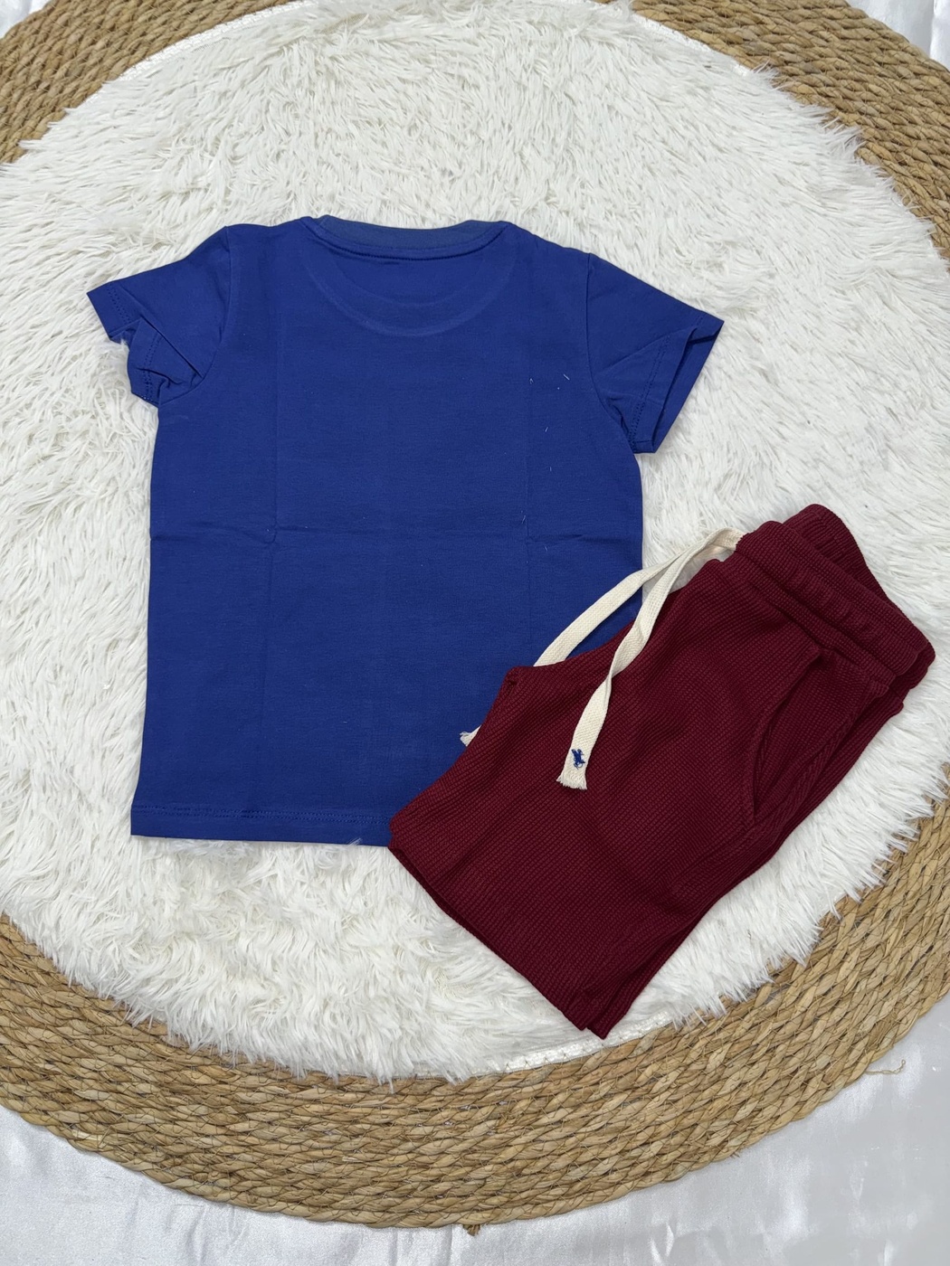 Patch Blue Shorts Set - Boy (Patch Graphic)-10