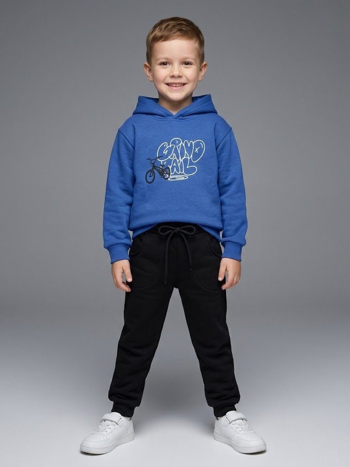 Bicycle Blue Set - Boy (Back Print)