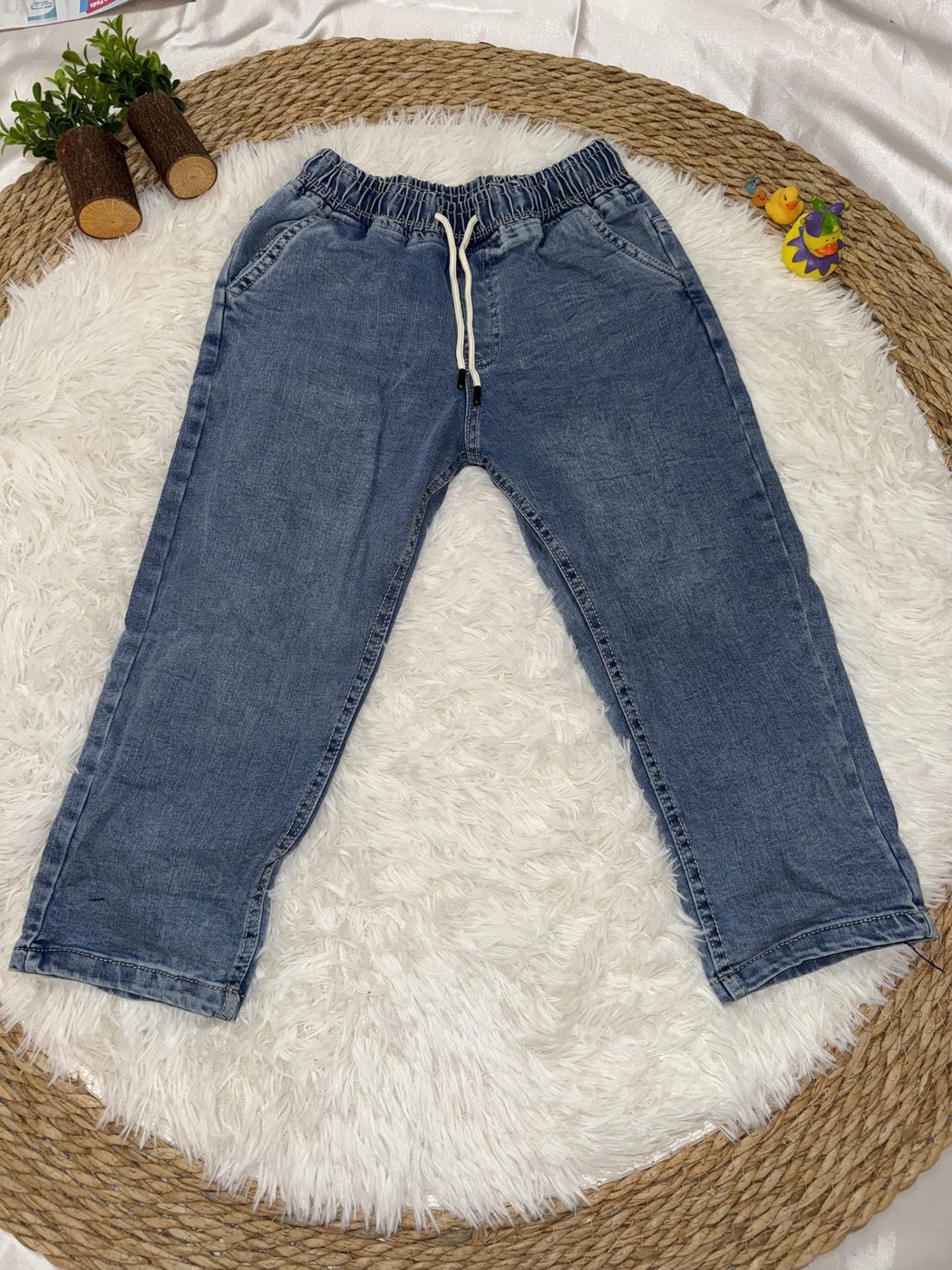 Always Authentic Yellow Set - Boy (Striped Top)