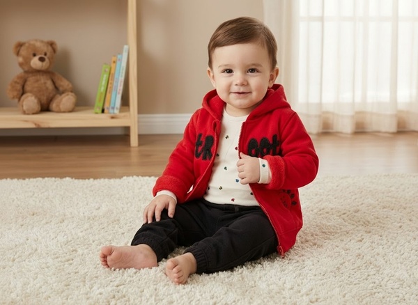 Street Red 3-Piece Set - Baby Boy (Dotted Body)