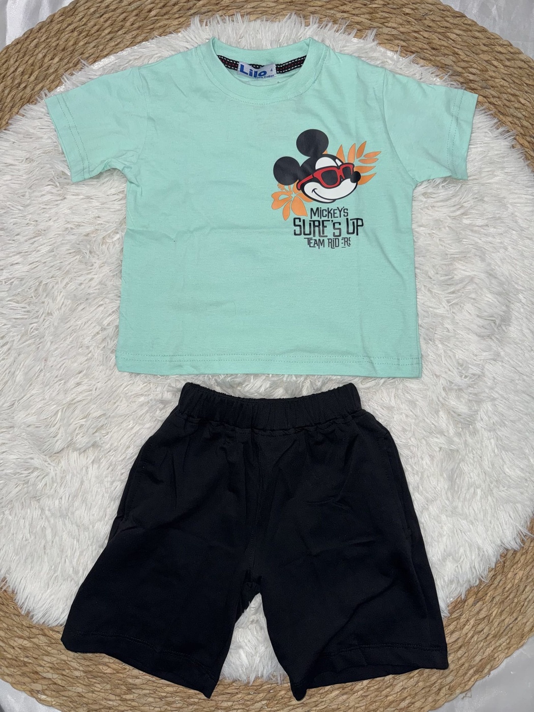 Mickey Surf's Up Mint Set - Boy (Front and Back Graphic)-10
