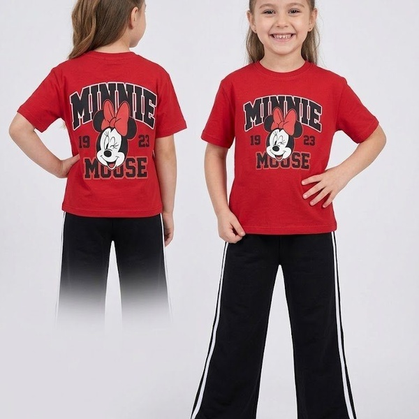 Minnie Mouse Red and Black Set - Girl (Front Graphic)
