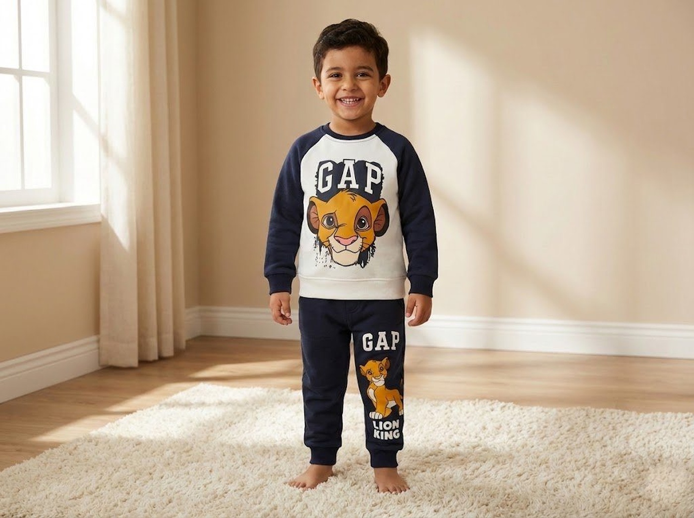 Lion King White Set - Boy (Simba Face)